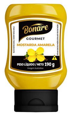 Mostarda Bonare Gourmet Amarela 190g