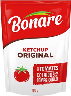 Ketchup Bonare Tradicional Sachet 190g