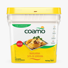 Margarina Coamo Com Sal 50% Balde 14,5kg