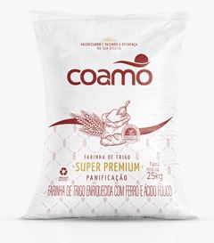 Farinha De Trigo Coamo Super Premium Panificacao Saco 25kg