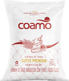 Farinha De Trigo Coamo Super Premium Panificacao Saco 25kg