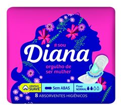 Absorvente Diana Suave Sem Abas 8un