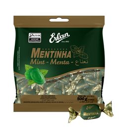 Bala Erlan Mentinha Dura 500g