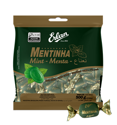Bala Erlan Mentinha Dura 500g