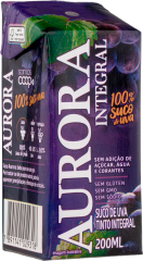 Suco Aurora Integral Uva Tinto Tp 200ml