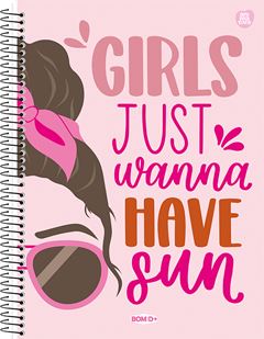 Caderno Animativa Universitario Bom D+ Fem Cd 15m 240fls