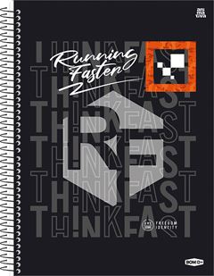 Caderno Animativa Universitario Bom D+ Masc Cd 20m 320fls