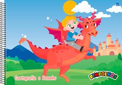 Caderno Animativa Cartografia Pimpolhos Masc Cd Esp 60fls