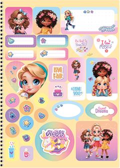Caderno Animativa Universitario Debby Cd 01m 80fls