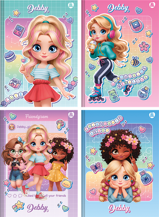 Caderno Animativa Universitario Debby Cd Cost 48fls