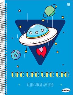 Caderno Animativa Universitario Kbom Masc Cd 01m 96fls