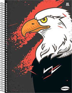Caderno Animativa Universitario Kbom Masc Cd 20m 400fls