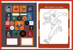 Caderno Animativa Universitario Naruto Cd Cost 80fls