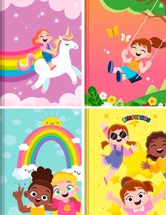 Caderno Animativa Universitario Pimpolhos Fem Cd Cost 96fls