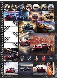 Caderno Animativa Universitario Silver Cd 1m 80fls