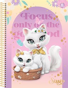 Caderno Animativa Universitario Sissi Cd 1m 80fls