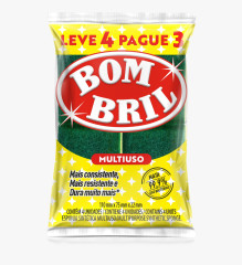 Esponja Bombril Multiuso Lv4 Pg3
