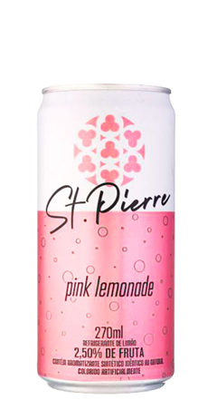 Agua Tonica St Pierre Pinklemon Lata 270ml