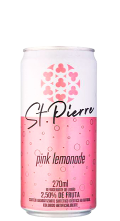 Agua Tonica St Pierre Pinklemon Lata 270ml