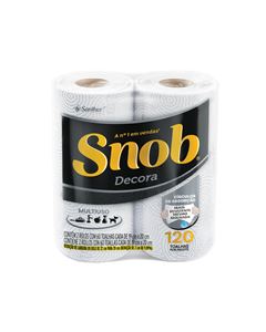 Papel Toalha Snob Decorada 120fls 2un