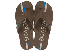 Sandalia Cartago Atlanta Masc Adulto Marrom/Marrom