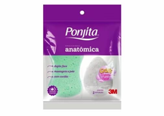 Esponja 3m Ponjita Para Banho Anatomic Gratis Facial