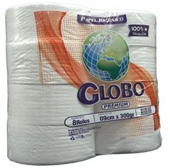 Papel Higienico Globo Folha Simples Premium 220m 8x1