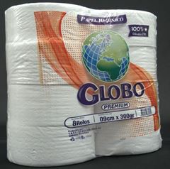 Papel Higienico Globo Folha Simples Premium 220m 8x1