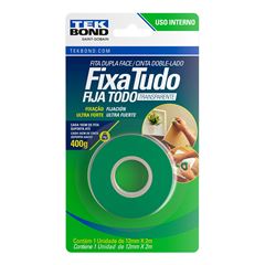 Fita Dupla Face Tekbond12mmx2m Interno Blister
