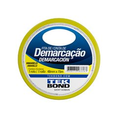 Fita Demarcacao Tekbond Amarela 48mmx15m