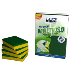Esponja Tekbond Multiuso 4un