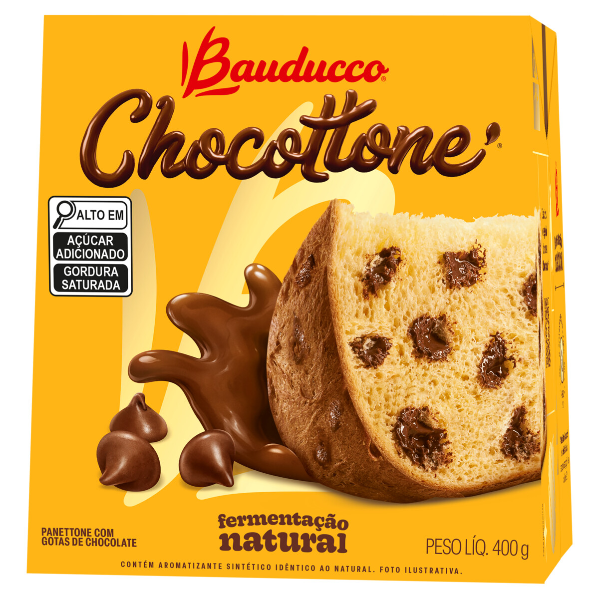 Panettone Bauducco Gotas Chocolate 400g