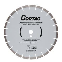 Disco Diamantado Cortag Concreto/Asfalto Premium 350mm