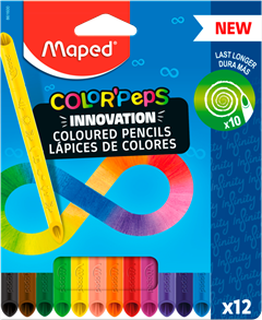 Lapis De Cor Maped Colorpeps 12 Cores Infinity