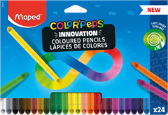 Lapis De Cor Maped Colorpeps 24 Cores Infinity