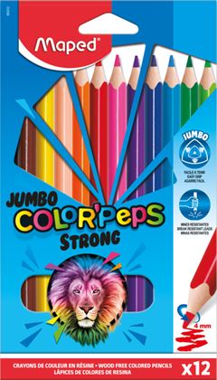 Lapis De Cor Maped Colorpeps 12 Cores Jumbo