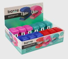 Grampeador Mini Bazze Plastico Sortido