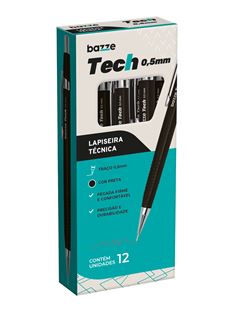 Lapiseira Bazze 0.5mm Tech Preto