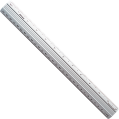 Regua Leoleo 30cm Aluminio Sm