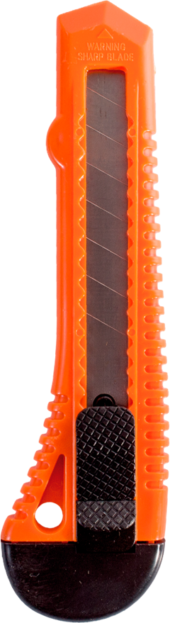 Estilete Leonora 18mm Largo Plastico Sortido