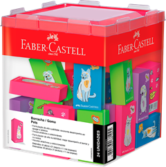 Borracha Faber Castell Pet Sortida