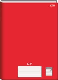 Caderno Jandaia Caligrafia Stiff Cd Cost 96fls Vermelho