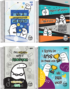 Caderno Jandaia Universitario Flork Cd 12m 192fls