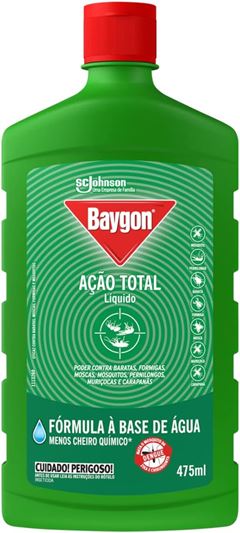 Inseticida Baygon Acao Total Base Agua 475ml