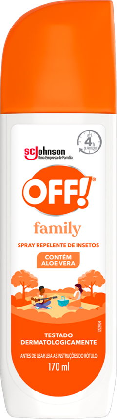 Repelente Off Spray Family Aloe Vera 170ml