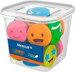 Borracha Mercur Tr Sentimentos Pote