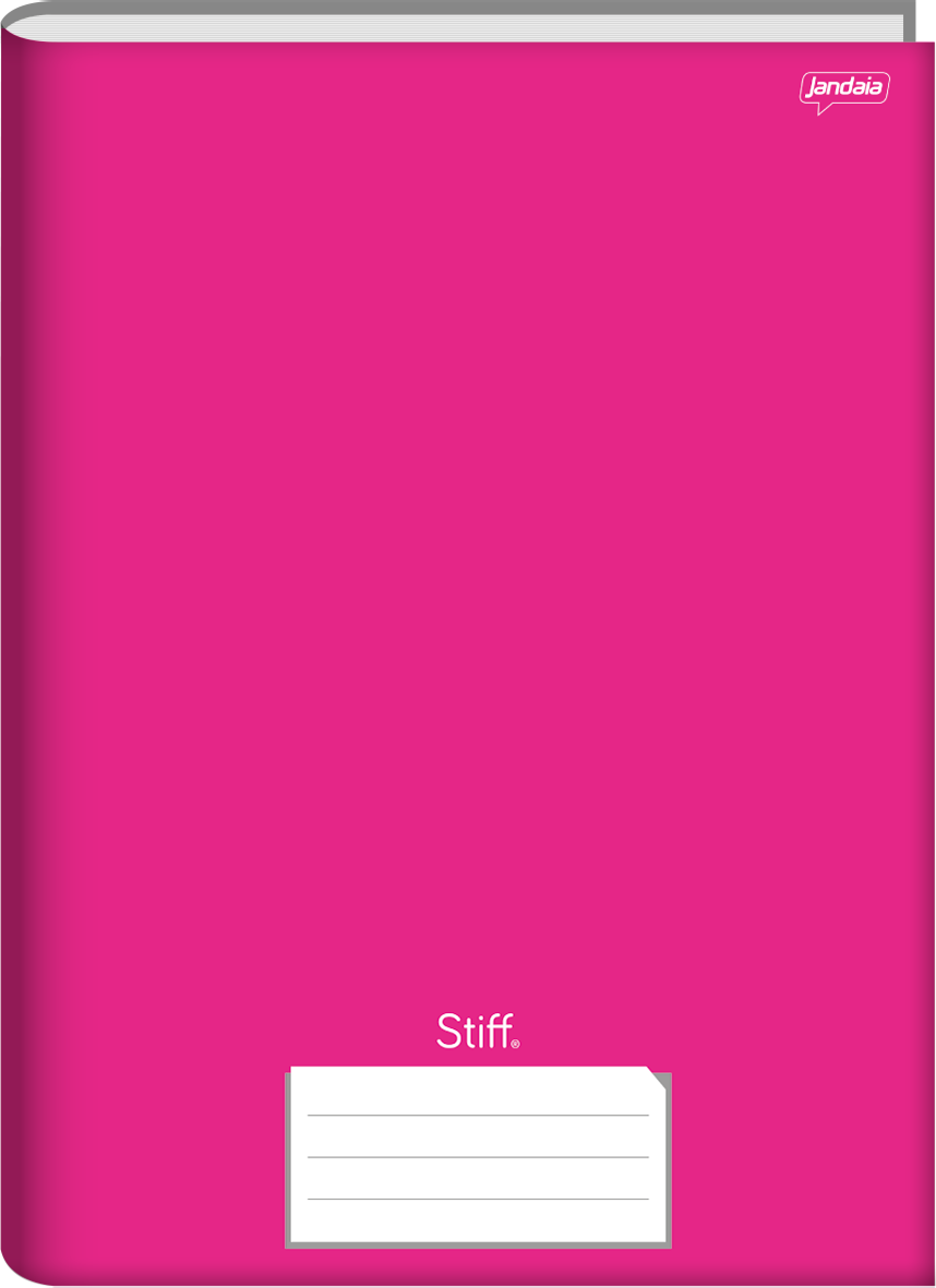 Caderno Jandaia Universitario Stiff Cd Cost 96fls Rosa