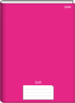 Caderno Jandaia Universitario Stiff Cd Cost 96fls Rosa