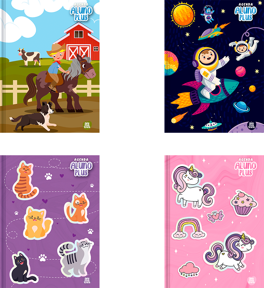 Agenda Animativa Aluno Plus Cost Cd Anual 160fls
