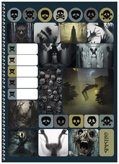 Caderno Animativa Sinistro Universitario Cd 1m 80fls